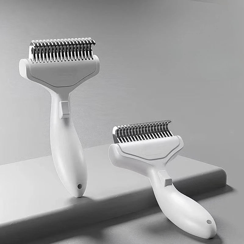 1PC Dog Brush Stainless Steel Dogs Combs Massage Cat Dog Grooming Brush Pet Hair Remover Cleaning Tools Portable Pet Supplies